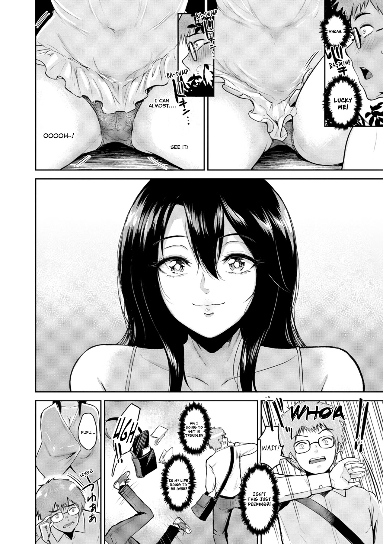 Hentai Manga Comic-In Ms. Miwa's Courtyard-Read-3